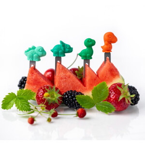 Lekkabox Food Picks Dinos 4 Stück