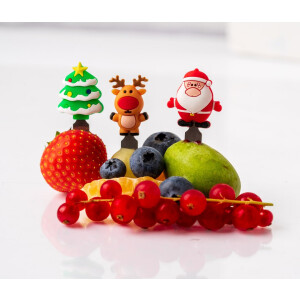 Lekkabox Food Picks Weihnachten 3 Stück