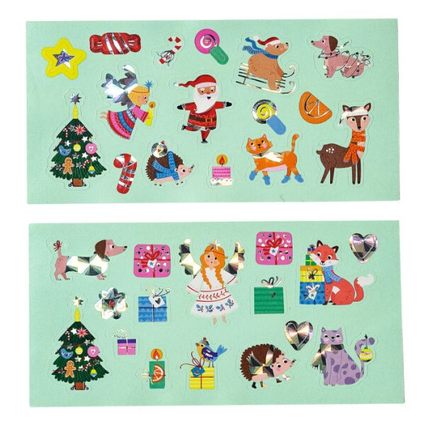 Moses Verlag Sticker von der Rolle Weihnachtsfreunde