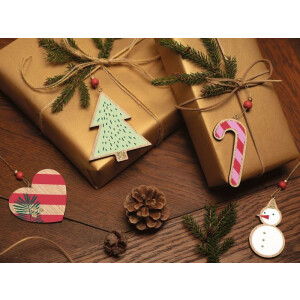 Moses Verlag Holz-Anhänger Weihnachtsglanz