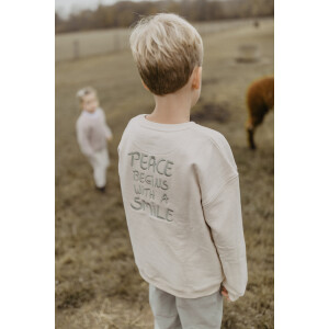 Leevje Sweatshirt Peace Begins With A Smile