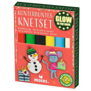 Moses Verlag Kunterbuntes Knetset - Glow in the Dark