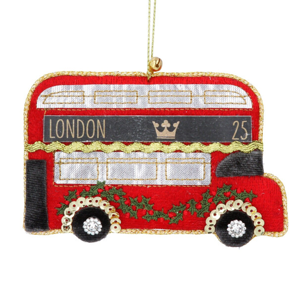 Gisela Graham London Christbaumanhänger London Bus