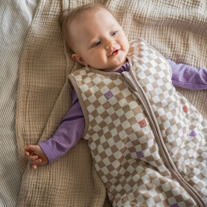 Emma&Noah Schlafsack mit Füßen 2.5 TOG Check Smile