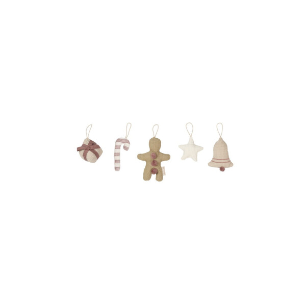 Leevje Baumschmuck gingerbread man, star & present