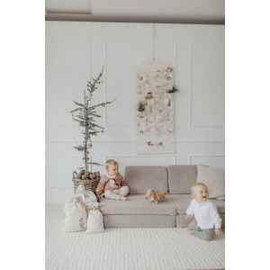 Leevje Oversized Sweatshirt Dackel christmas hat & bow