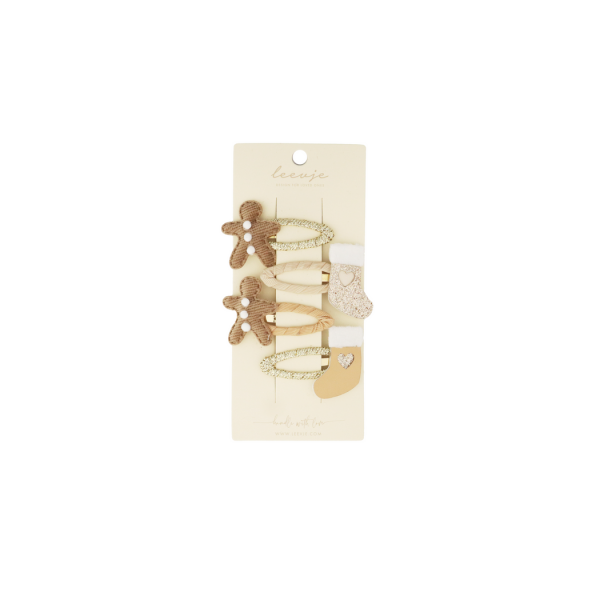 Leevje Haarspangen christmas stocking clips