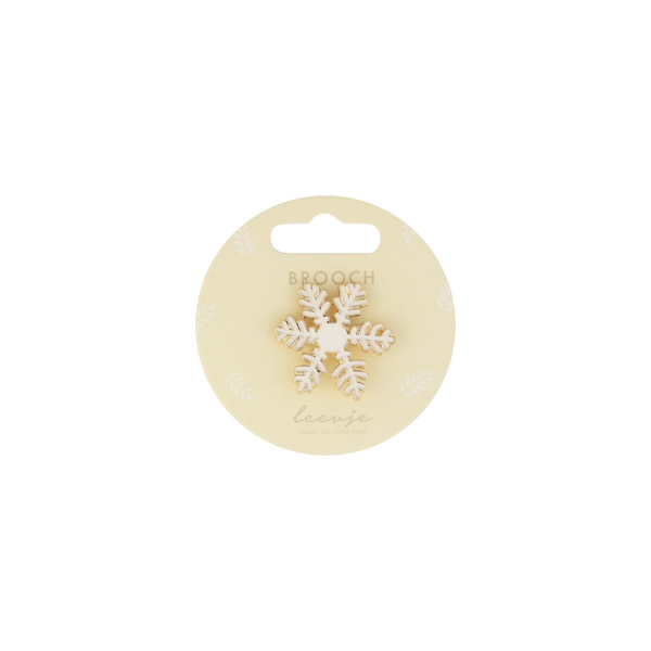 Leevje Brosche Snowflake