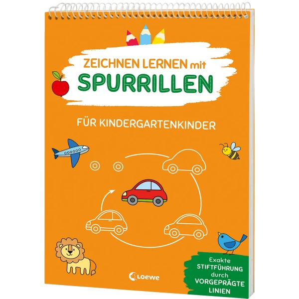 Loewe Verlag Schreiben lernen mit Spurrillen - für Kindergartenkinder