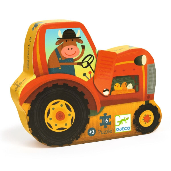 Djeco Puzzle Traktor 16 Teile