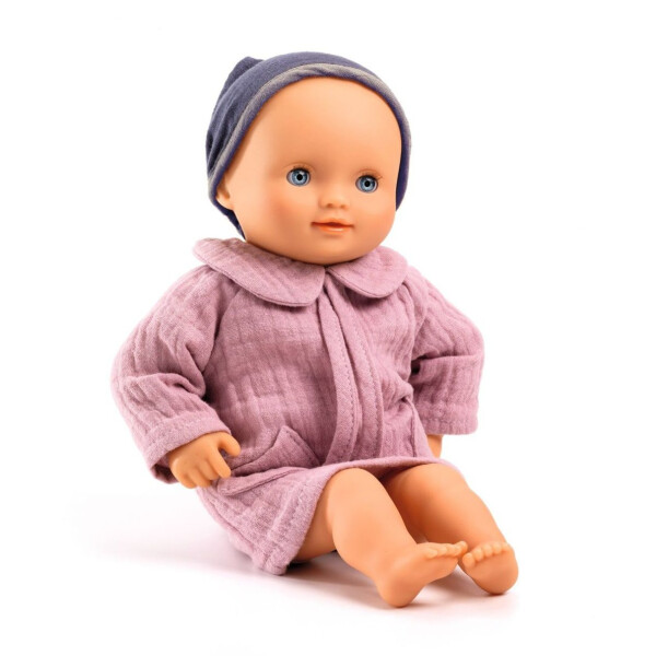 Djeco Pomea Puppe Baby Dahlia mit Kleidung