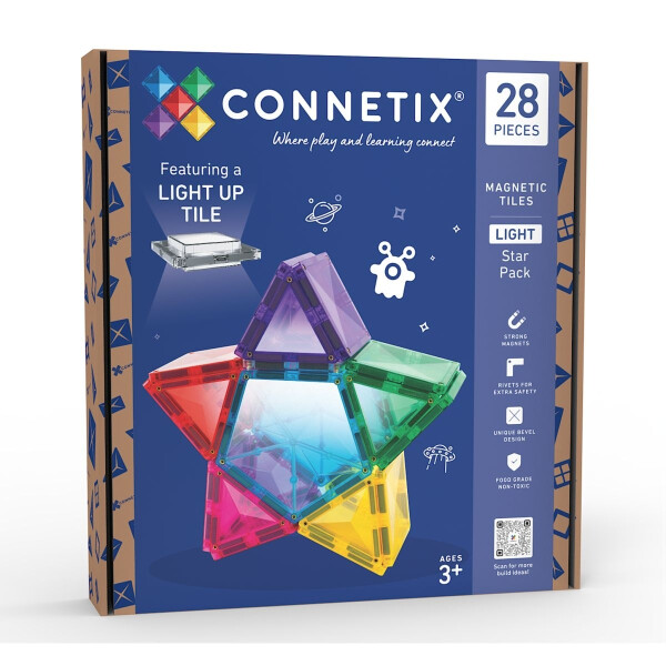 Connetix Magnetbausteine Light Star Pack 28