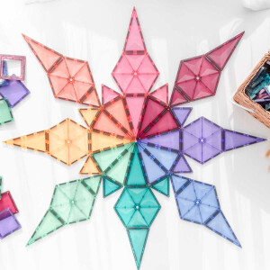 Connetix Magnetbausteine Pastel Geometry Pack 40 Teile
