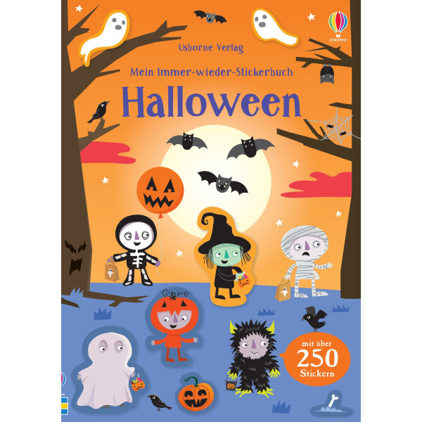 Usborne Verlag Mein Immer-wieder-Stickerbuch: Halloween