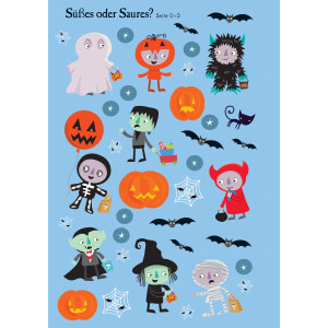 Usborne Verlag Mein Immer-wieder-Stickerbuch: Halloween