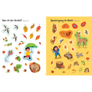 Usborne Verlag Mein erstes Stickerbuch: Bunter Herbst