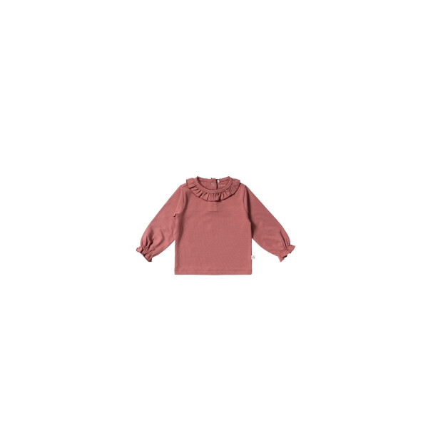 Your Wishes Longsleeve mit Rüschenkragen