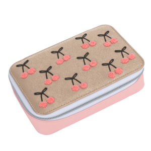 Jeune Premier Schulranzen Set 4tlg. Ergomaxx Cherry Pompon