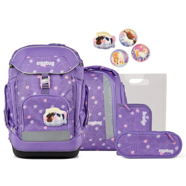Ergobag Schulranzen-Set Pack 6tlg. PonyBäradies 2026 Version