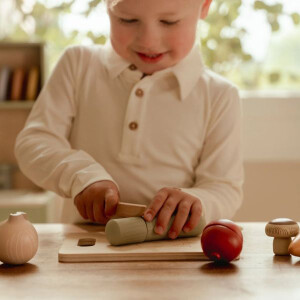 Little Dutch Schneide-Gemüse aus Holz FSC