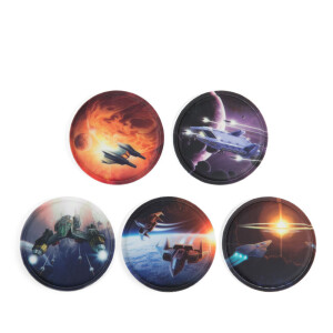 Ergobag Kletti-Set 5tlg. Matt für Schulranzen