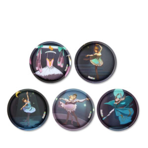 Ergobag Kletti-Set 5tlg. Matt für Schulranzen