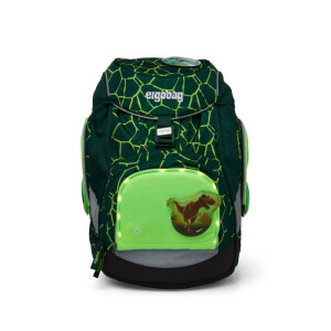 Ergobag Sicherheitsset Fluo mit LED Zip für Schulranzen