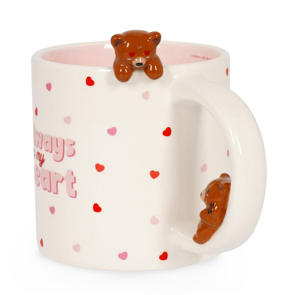 Legami Steinzeug-Becher - Too Cute to Handle - Teddybär 350 ml