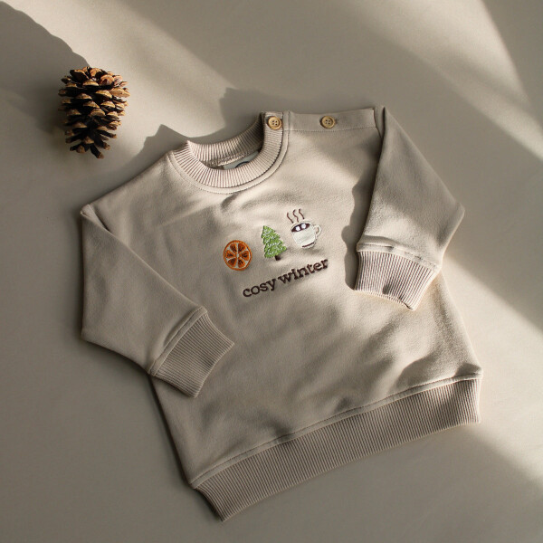 Cosyroots Sweatshirt - Oatmilk - Cosy Winter