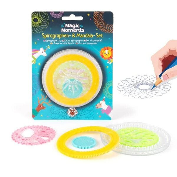 Trendhaus Magic Moments Spirographen & Mandala Set 6tlg.