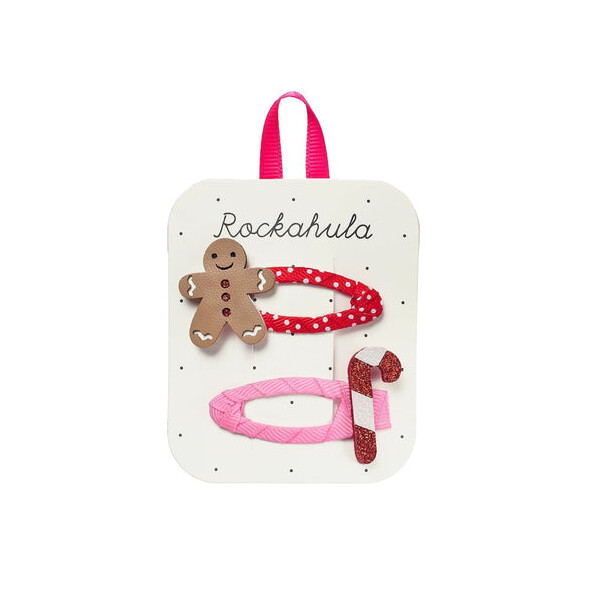 Rockahula Haarspangen 2 Stück Jolly Gingerbread Man