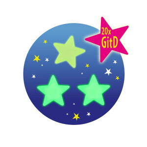 Trendhaus Zahnfee Mia Belohnungsstern nachtleuchtend