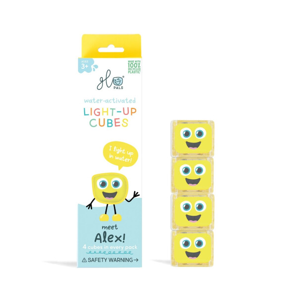 Glo Pals Alex Leuchtwürfel Gelb