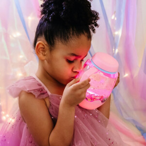 Glo Pals Sensory Jar Bubblegum Pink