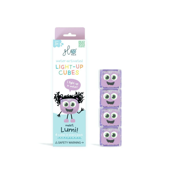 Glo Pals Lila Leuchtwürfel