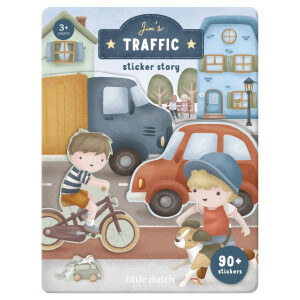 Little Dutch Stickerbuch Jims Traffic