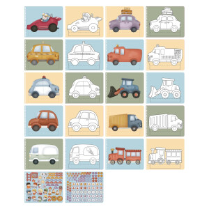 Little Dutch Scrapbook mit Schere Jims Garage