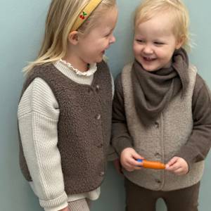 Lille Toni Teddy-Weste Rene mit Merinowolle