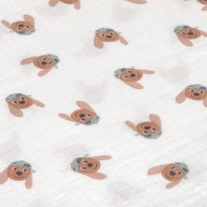 Lässig Musselin-Spucktücher 60x60 3er Set Tiny Team