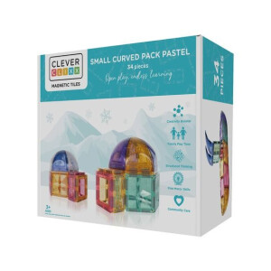 Cleverclixx Small Curved Pack Pastel  34 Teile