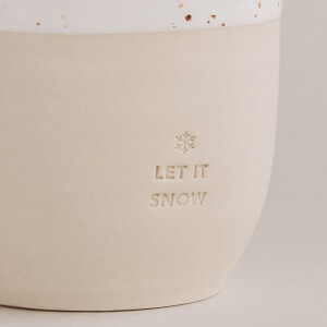 Eulenschnitt Becher Let it snow - Limited Edition