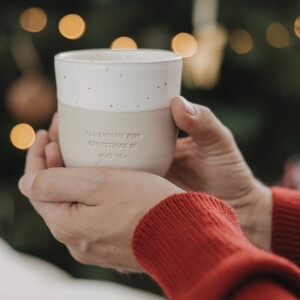 Eulenschnitt Becher All I want for Christmas is you -...