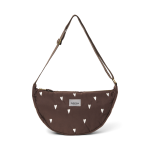 Studio Noos Fanny Pack Puffy Brown Hearts
