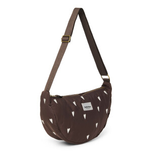 Studio Noos Fanny Pack Puffy Brown Hearts