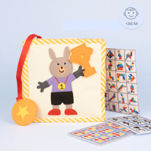 Jolly Designs Spielewelt - 6 Seiten Mini Quiet Book