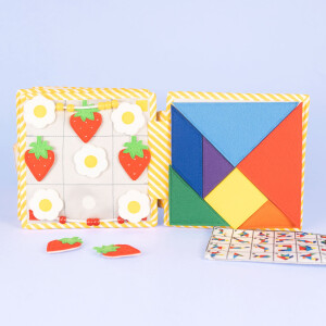 Jolly Designs Spielewelt - 6 Seiten Mini Quiet Book