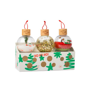 Petit Boum Weihnachtskugeln 3er Set