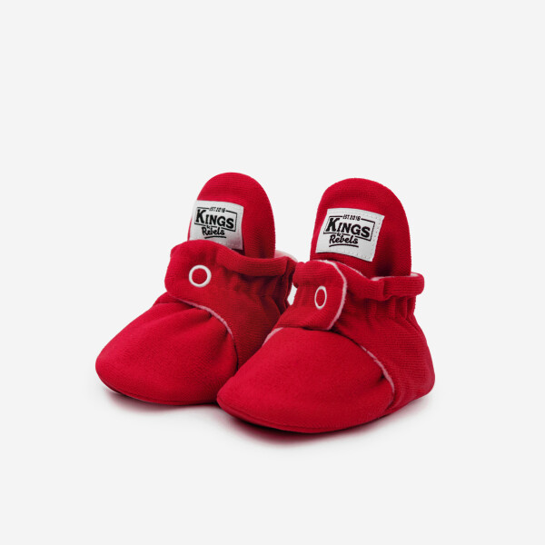 Kings&Rebels Booties Gamuza Xmas Red Classic/Gripper