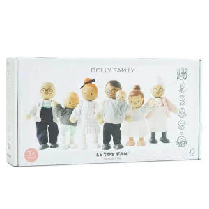 Le Toy Van Biegepuppen-Set Meine Familie 7 Stück