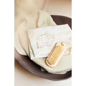 Jollein Spucktücher 3 Stück 31x31 Elephant Tales